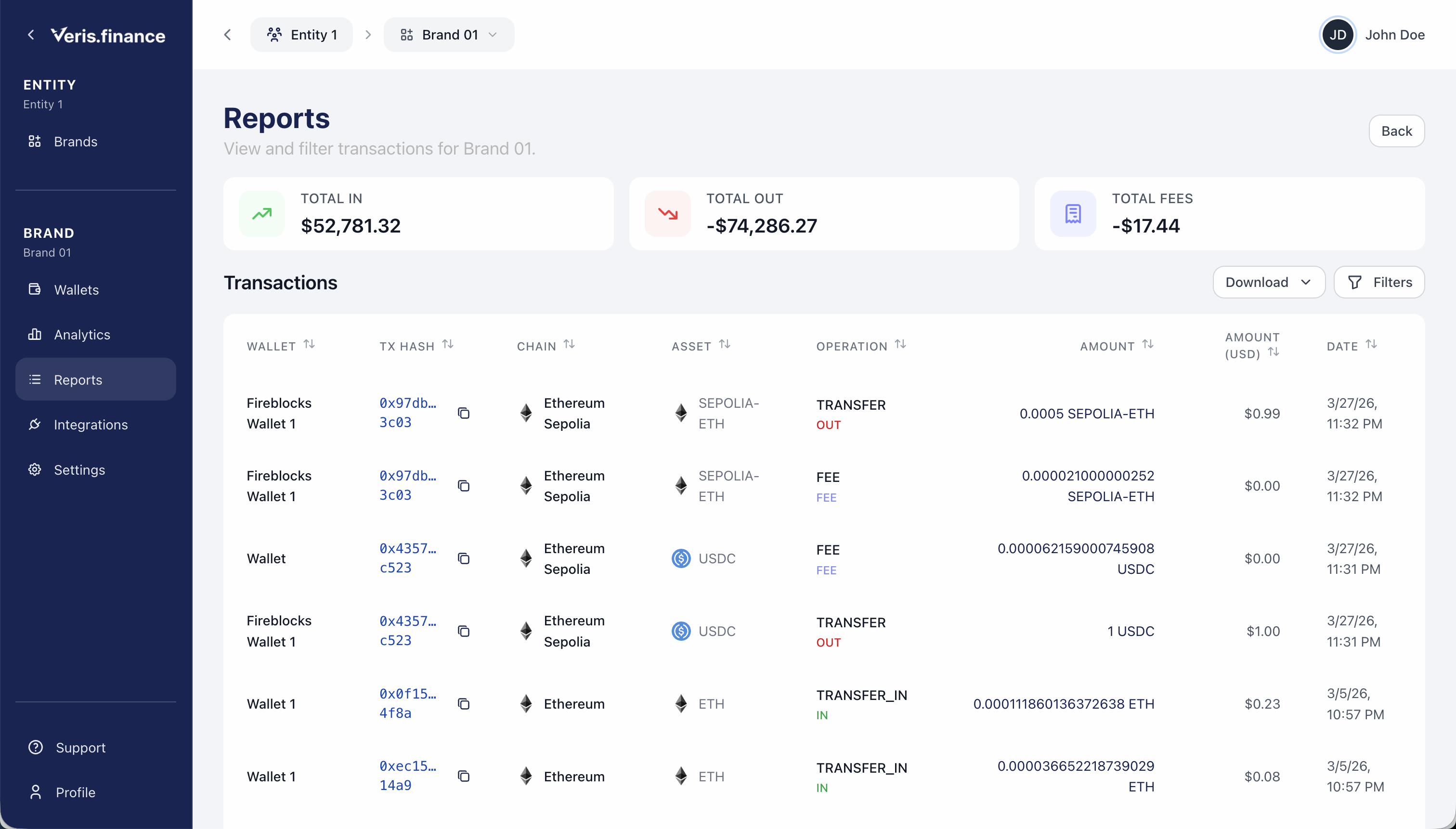 Audit-Ready Reporting — product screenshot